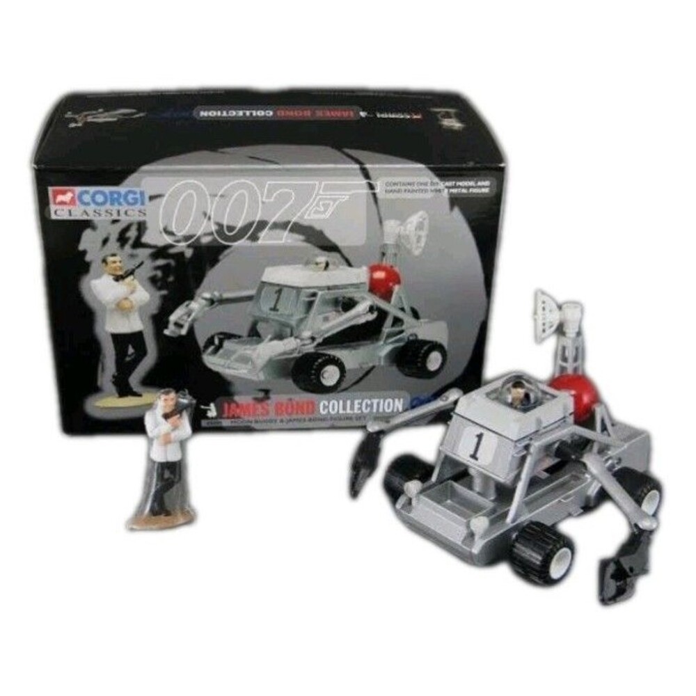 1997 Corgi Classics James Bond 007 Moon Buggy & Sean Connery Figure NIB